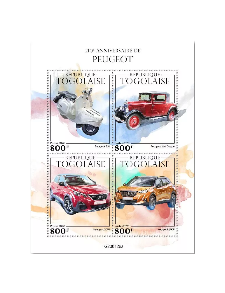 n° 8003/8006  - Timbre TOGO Poste