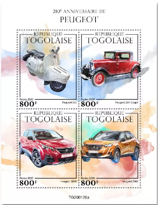 n° 8003/8006  - Timbre TOGO Poste