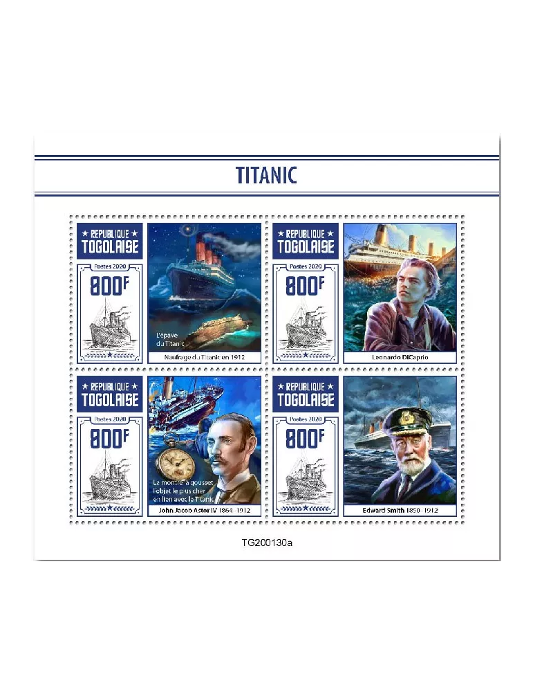 n° 8019/8022  - Timbre TOGO Poste
