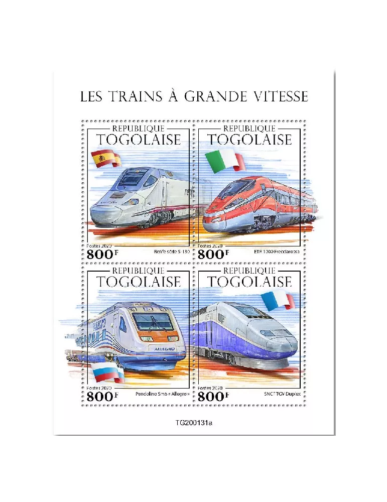 n° 8023/8026  - Timbre TOGO Poste