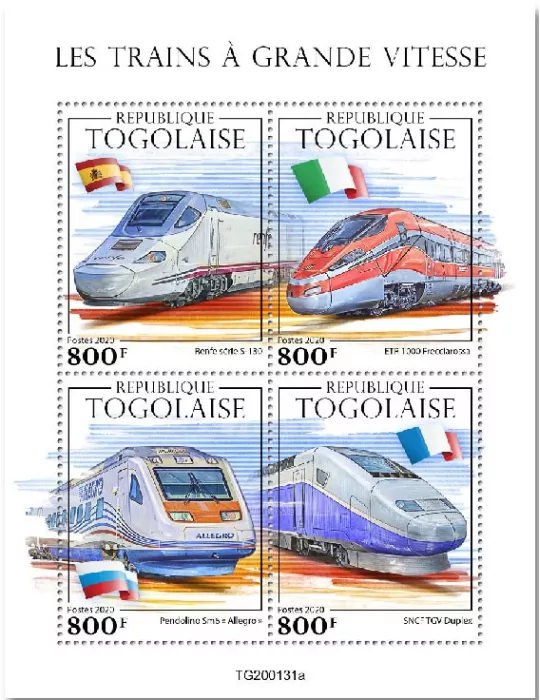 n° 8023/8026  - Timbre TOGO Poste