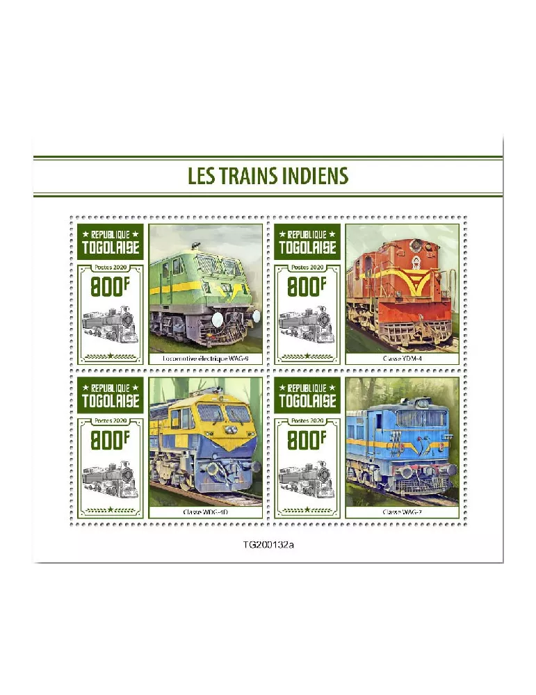n° 8027/8030  - Timbre TOGO Poste