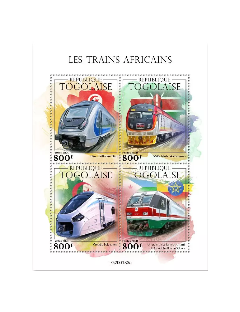 n° 8031/8034  - Timbre TOGO Poste