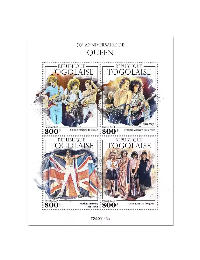 n° 8071/8074  - Timbre TOGO Poste