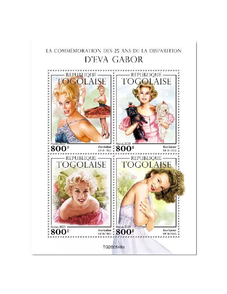 n° 8095/8098  - Timbre TOGO Poste
