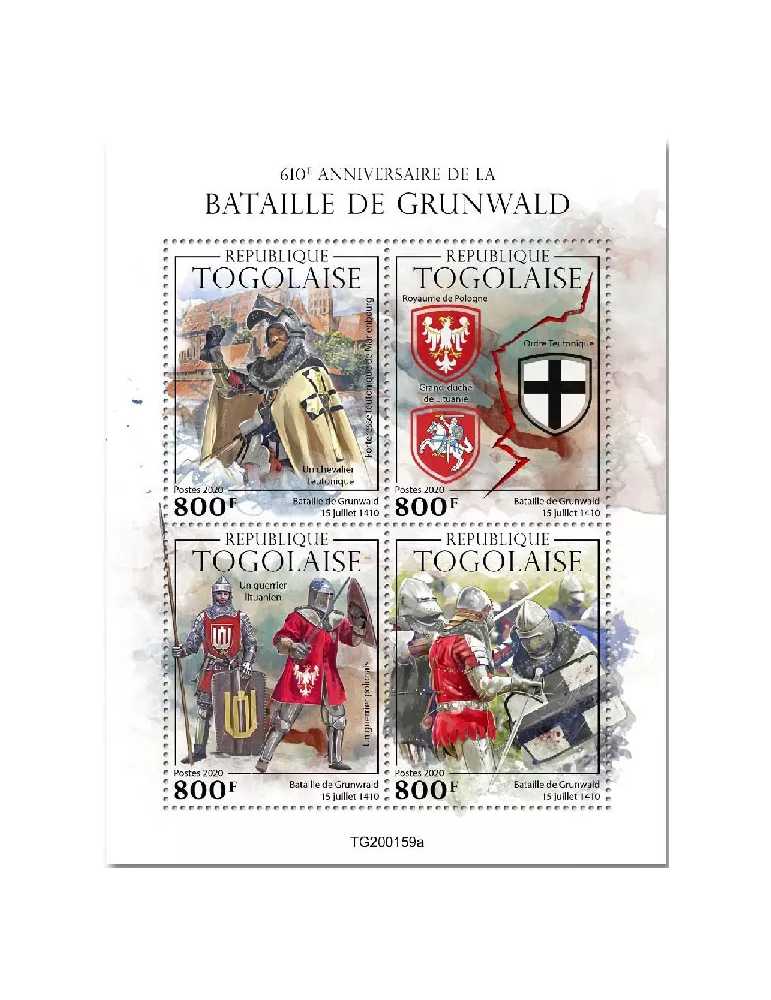 n° 8135/8138  - Timbre TOGO Poste