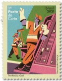 n° 3887 - Timbre BRESIL Poste