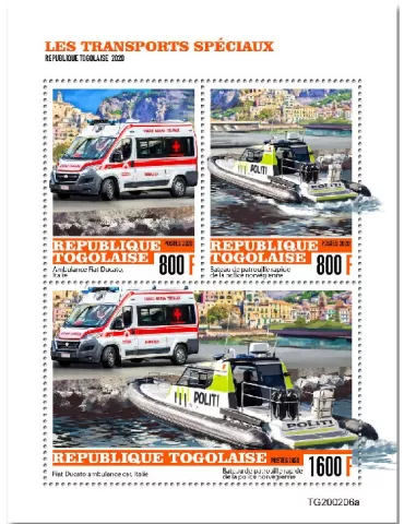 n° 8187/8189  - Timbre TOGO Poste
