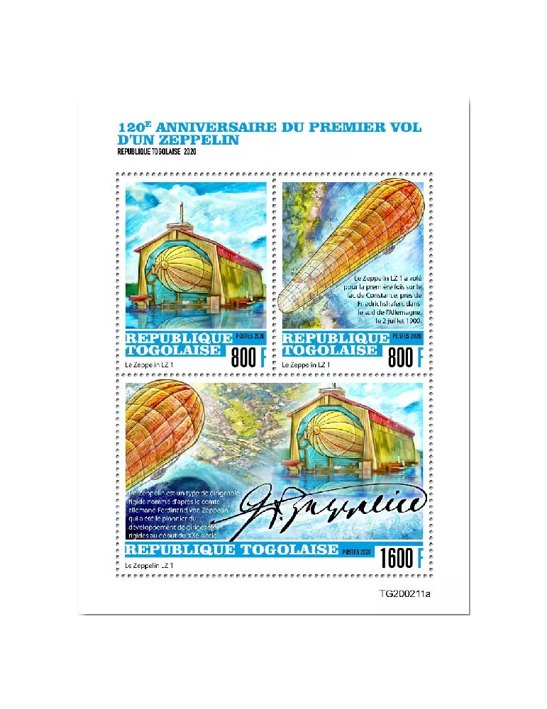 n° 8203/8205  - Timbre TOGO Poste