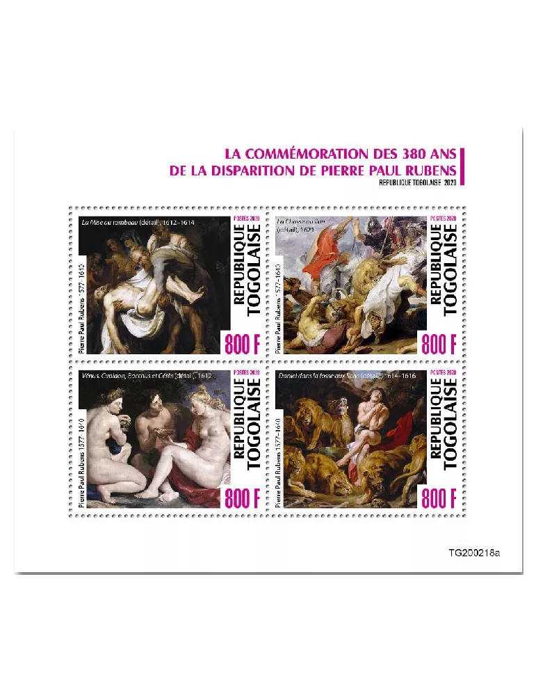 n° 8238/8241  - Timbre TOGO Poste