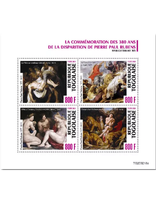 n° 8238/8241  - Timbre TOGO Poste
