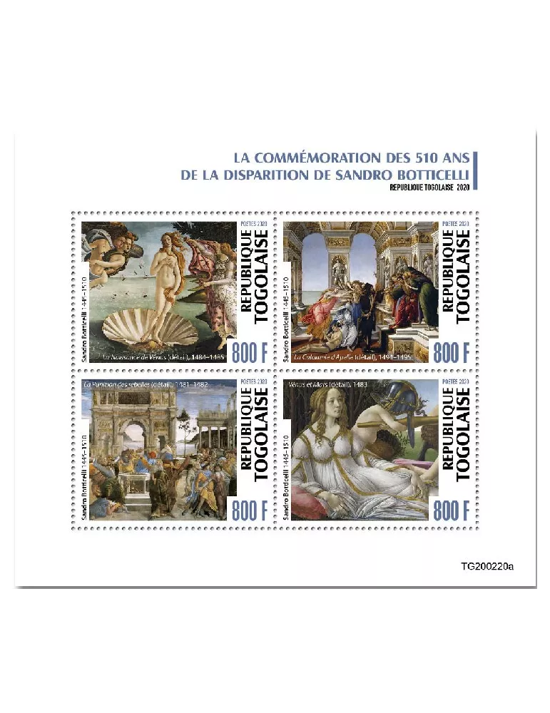 n° 8246/8249  - Timbre TOGO Poste