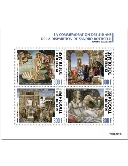 n° 8246/8249  - Timbre TOGO Poste