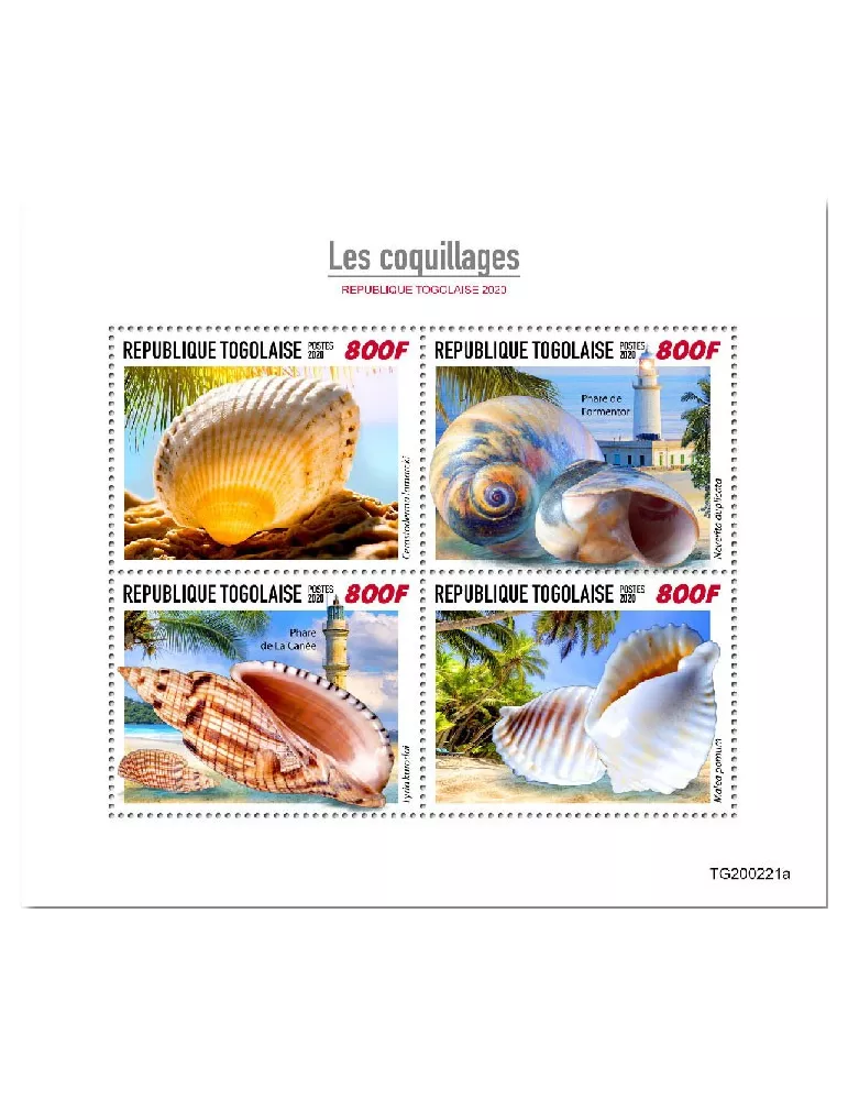 n° 8250/8253  - Timbre TOGO Poste