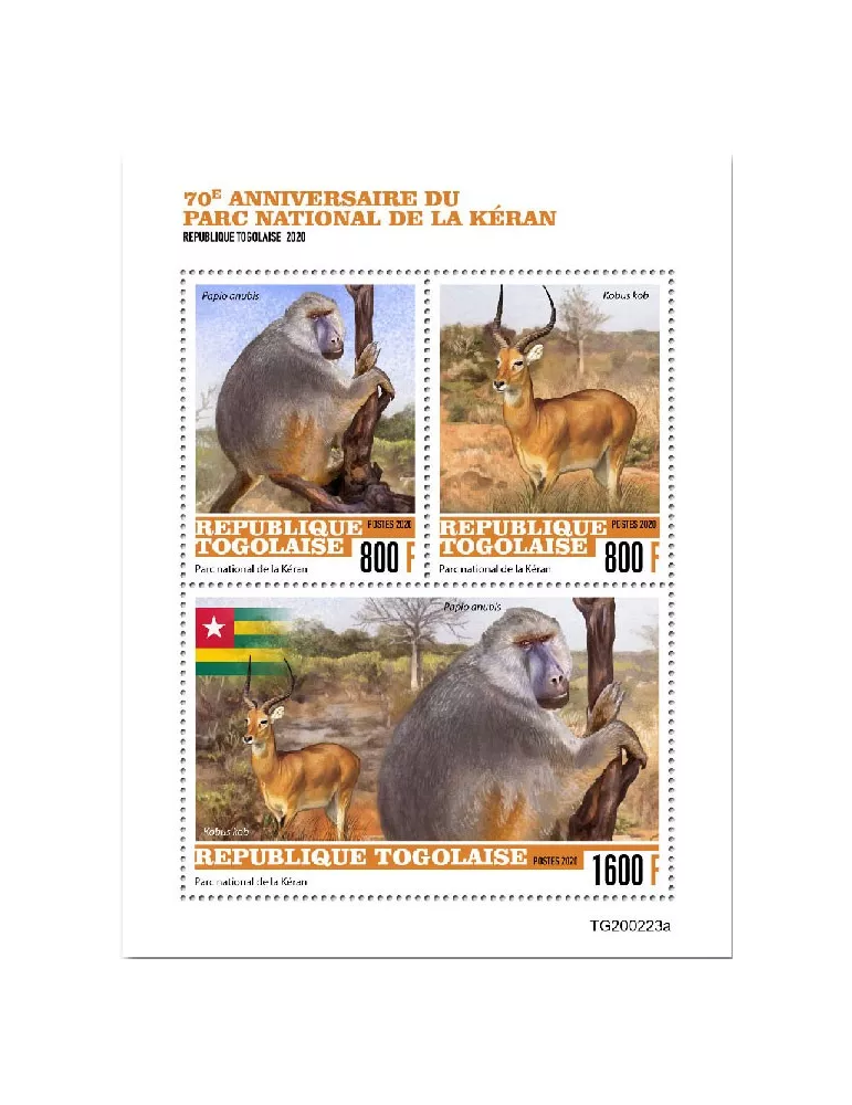 n° 8258/8260  - Timbre TOGO Poste