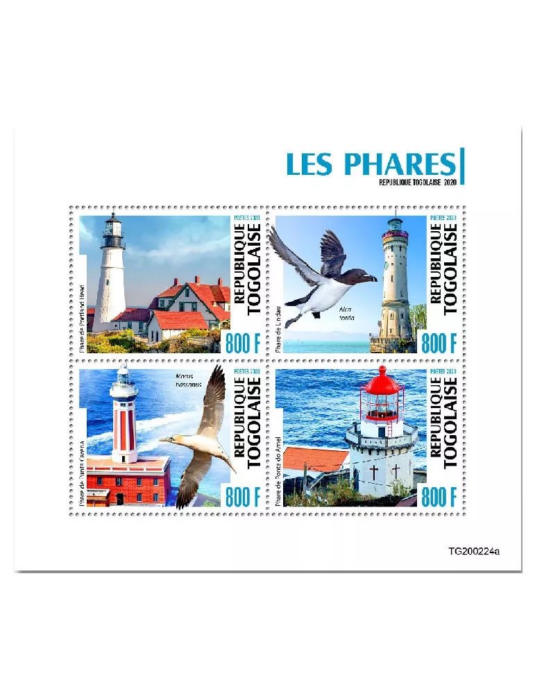 n° 8261/8264  - Timbre TOGO Poste