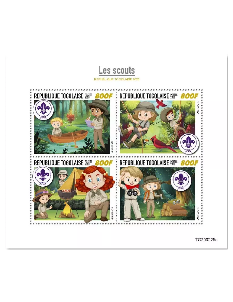 n° 8265/8268  - Timbre TOGO Poste