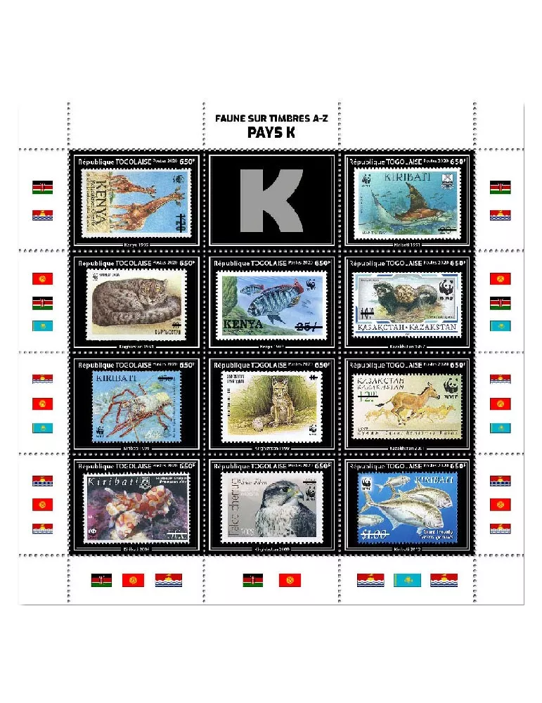 n° 8269/8279  - Timbre TOGO Poste