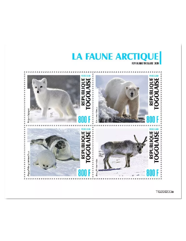 n° 8312/8315  - Timbre TOGO Poste