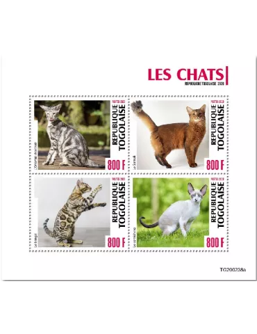 n° 8331/8334  - Timbre TOGO Poste
