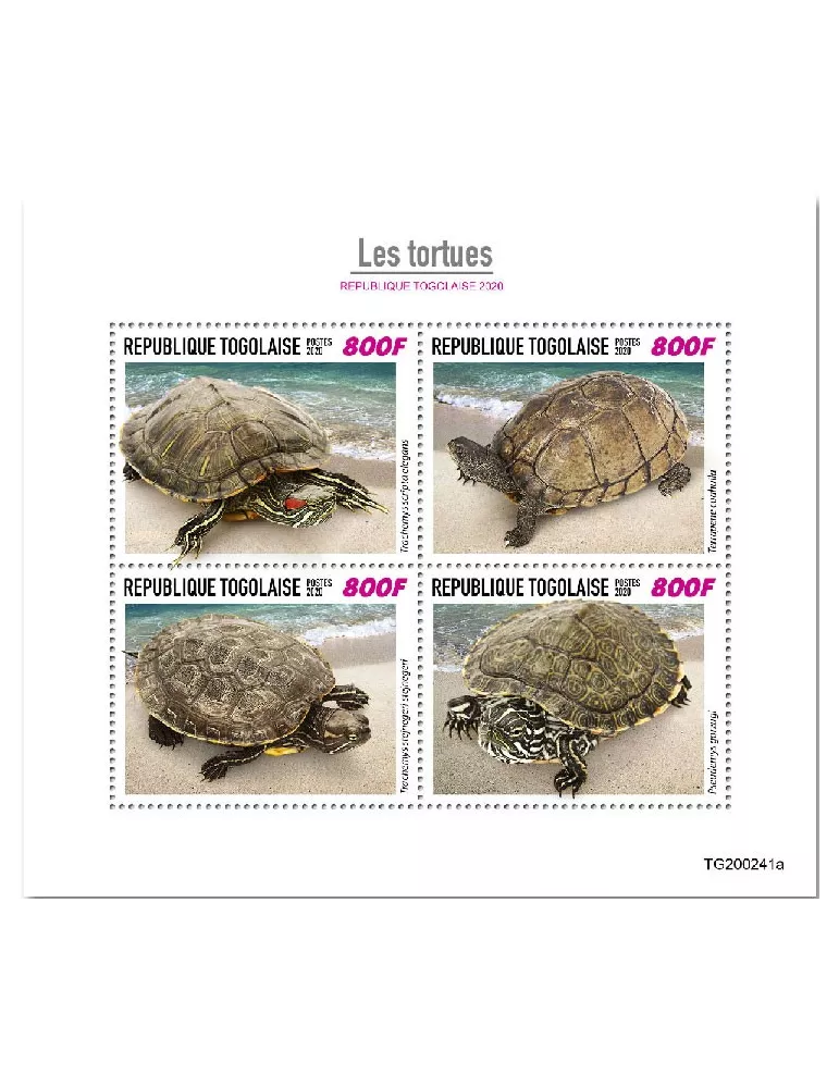 n° 8343/8346  - Timbre TOGO Poste