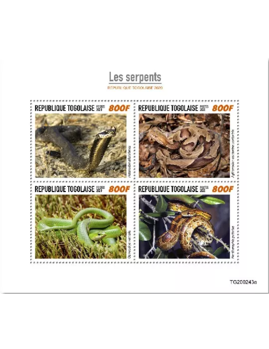 n° 8351/8354  - Timbre TOGO Poste