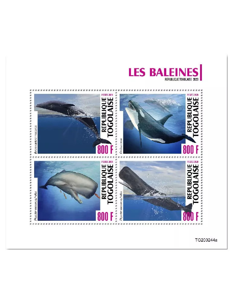 n° 8355/8358  - Timbre TOGO Poste