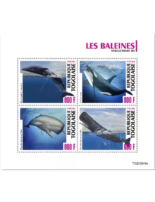 n° 8355/8358  - Timbre TOGO Poste