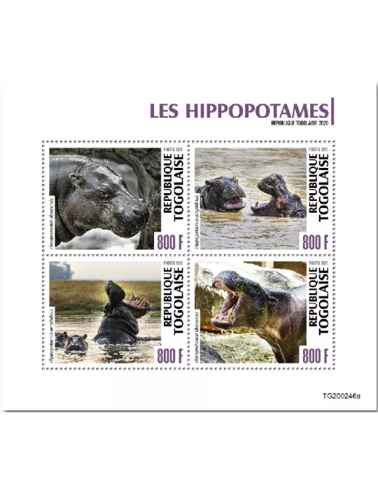 n° 8363/8366  - Timbre TOGO Poste