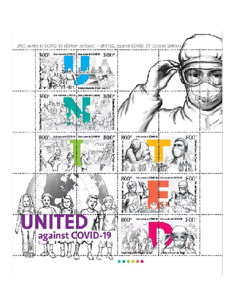 n° 8413/8424  - Timbre TOGO Poste