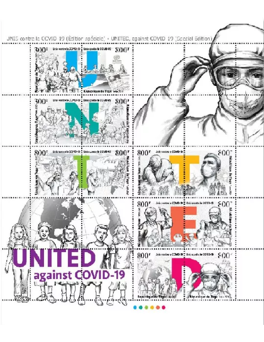 n° 8413/8424  - Timbre TOGO Poste