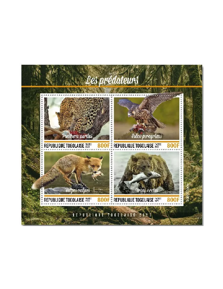 n° 8444/8447  - Timbre TOGO Poste