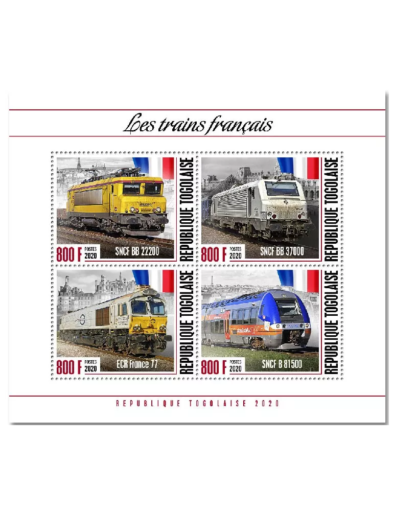 n° 8535/8538  - Timbre TOGO Poste