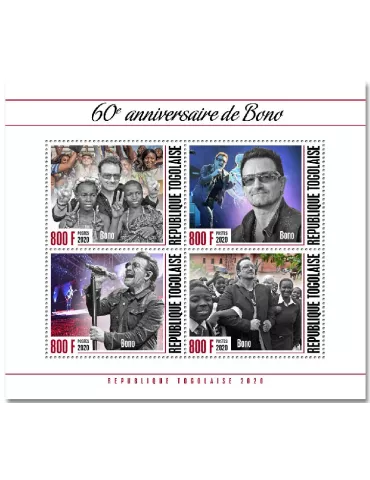 n° 8612/8615  - Timbre TOGO Poste