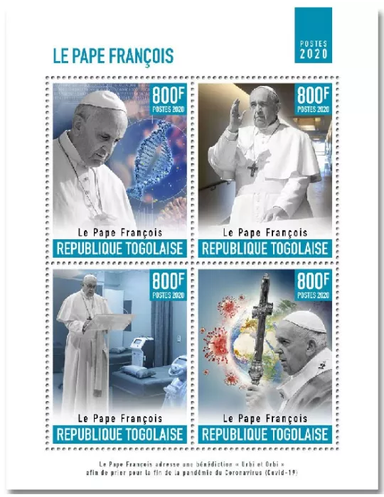 n° 8687/8690  - Timbre TOGO Poste