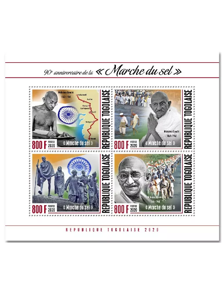 n° 8695/8698  - Timbre TOGO Poste