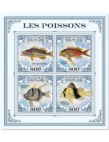n° 8863/8866  - Timbre TOGO Poste