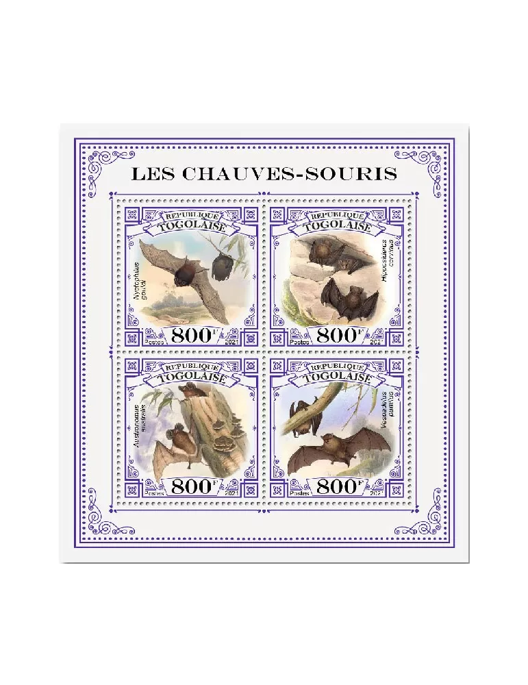 n° 8875/8878  - Timbre TOGO Poste