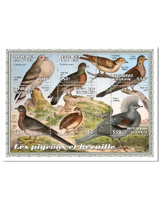 n° 8919/8924  - Timbre TOGO Poste