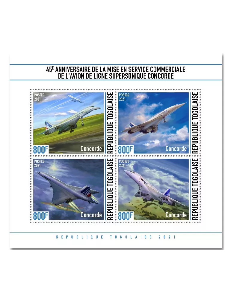 n° 8953/8956  - Timbre TOGO Poste