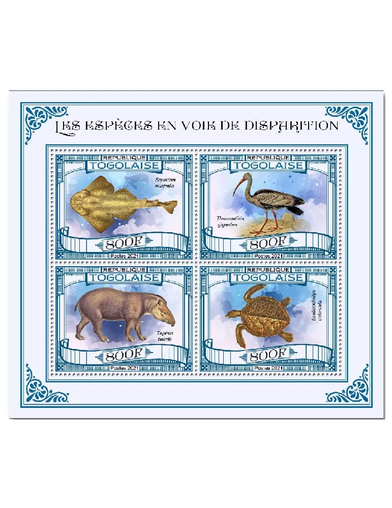 n° 9023/9026  - Timbre TOGO Poste