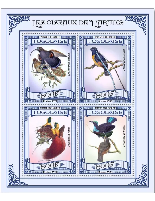 n° 9067/9070  - Timbre TOGO Poste