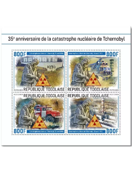n° 9103/9106  - Timbre TOGO Poste