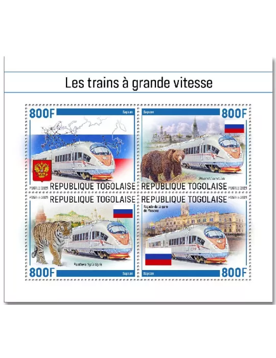n° 9115/9118  - Timbre TOGO Poste