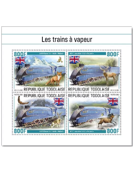 n° 9119/9122  - Timbre TOGO Poste