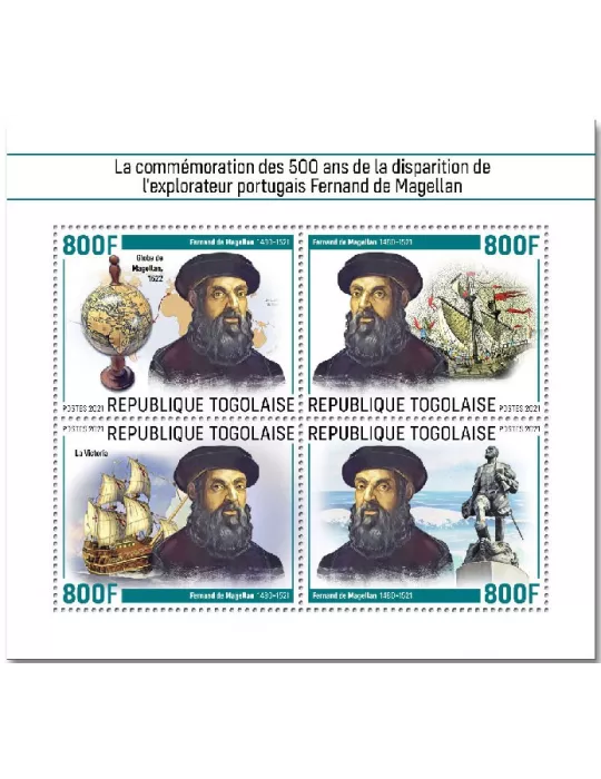 n° 9123/9126  - Timbre TOGO Poste