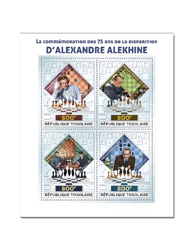 n° 9155/9158  - Timbre TOGO Poste