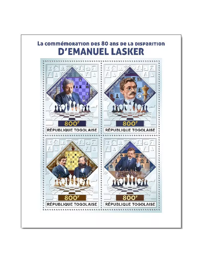 n° 9163/9166  - Timbre TOGO Poste