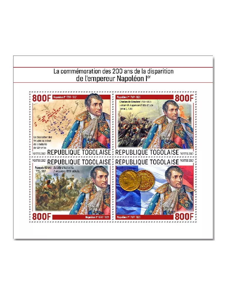 n° 9195/9198  - Timbre TOGO Poste