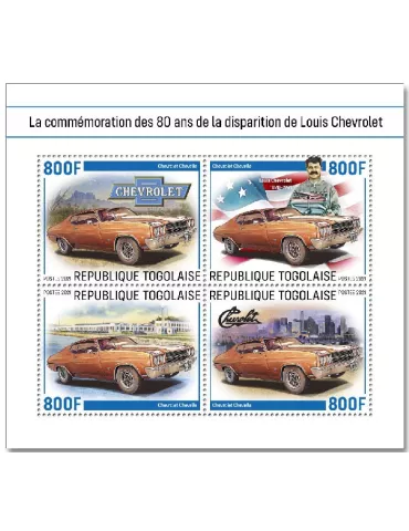 n° 9219/9222  - Timbre TOGO Poste